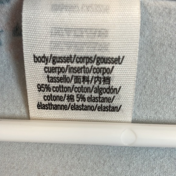 Victoria’s Secret PINK Baby Blue Floral Bodysuit - Size M - Picture 5 of 5